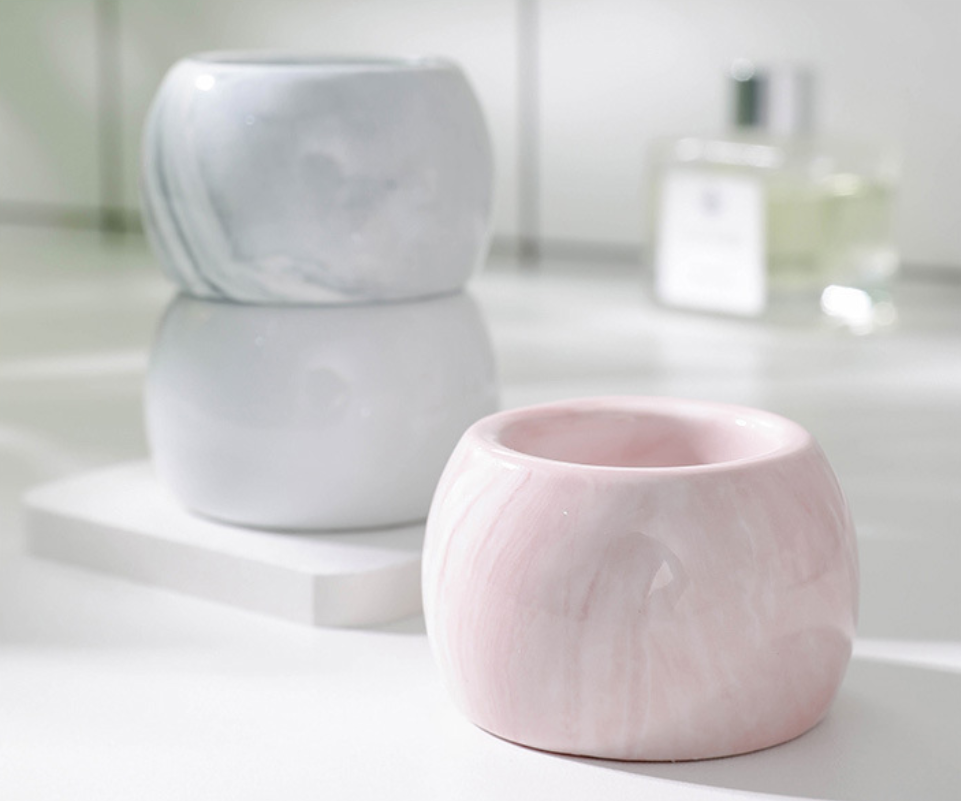 Electronic toothbrush holder, 2 pcs, ceramics