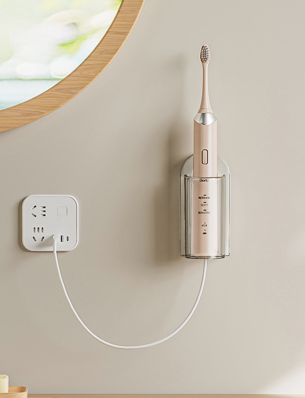 Electric toothbrush holder, 2 pcs
