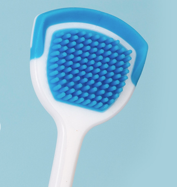 Tongue brush, tongue scraper, 4 pcs