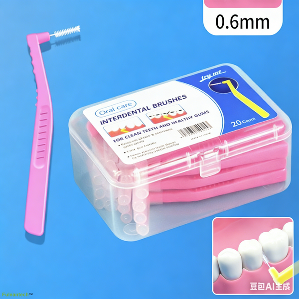 L Interdental brush, pink