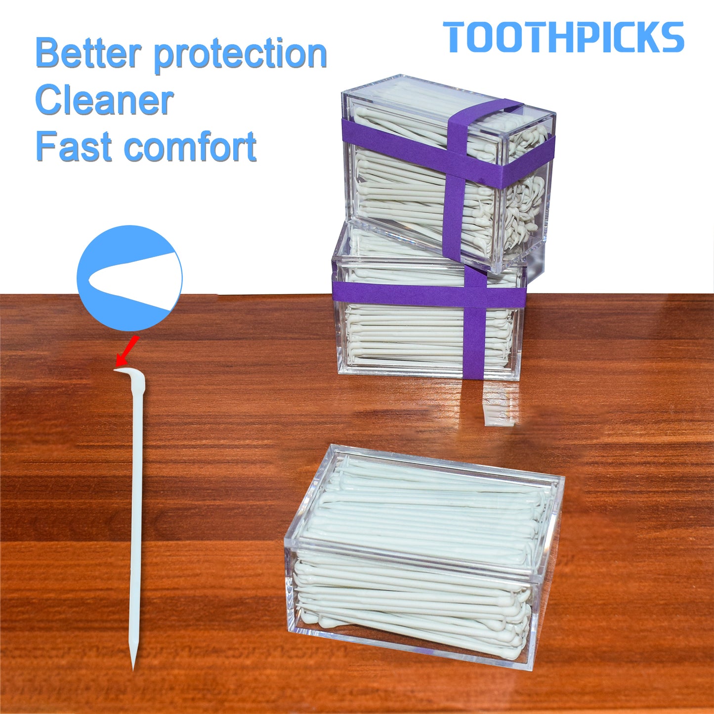 Toothpicks , really works!