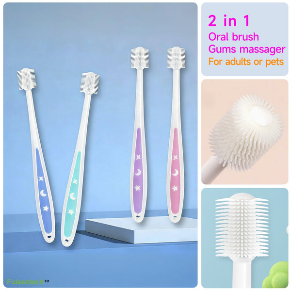 Oral brush, gums massager, 4 pcs