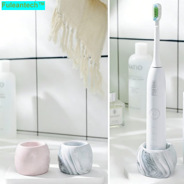 Electronic toothbrush holder, 2 pcs, ceramics