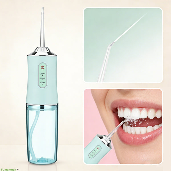 Portable water floss, green