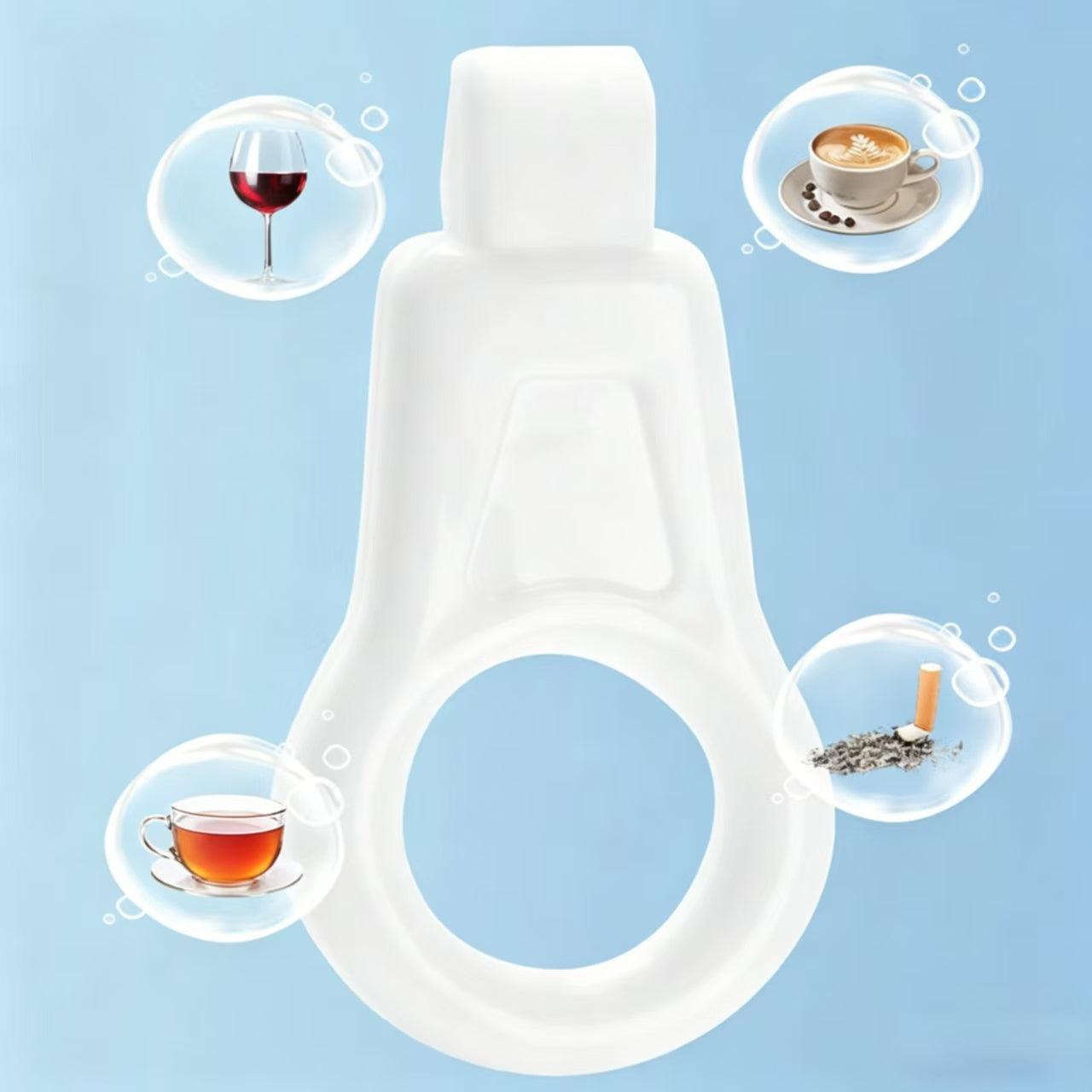 Tooth wipe, instant whitening